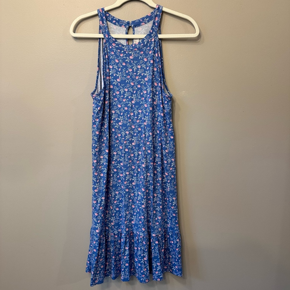 Loft Sleeveless Floral Dress - Large